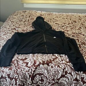 Adidas Black Zip-Up Hoodie